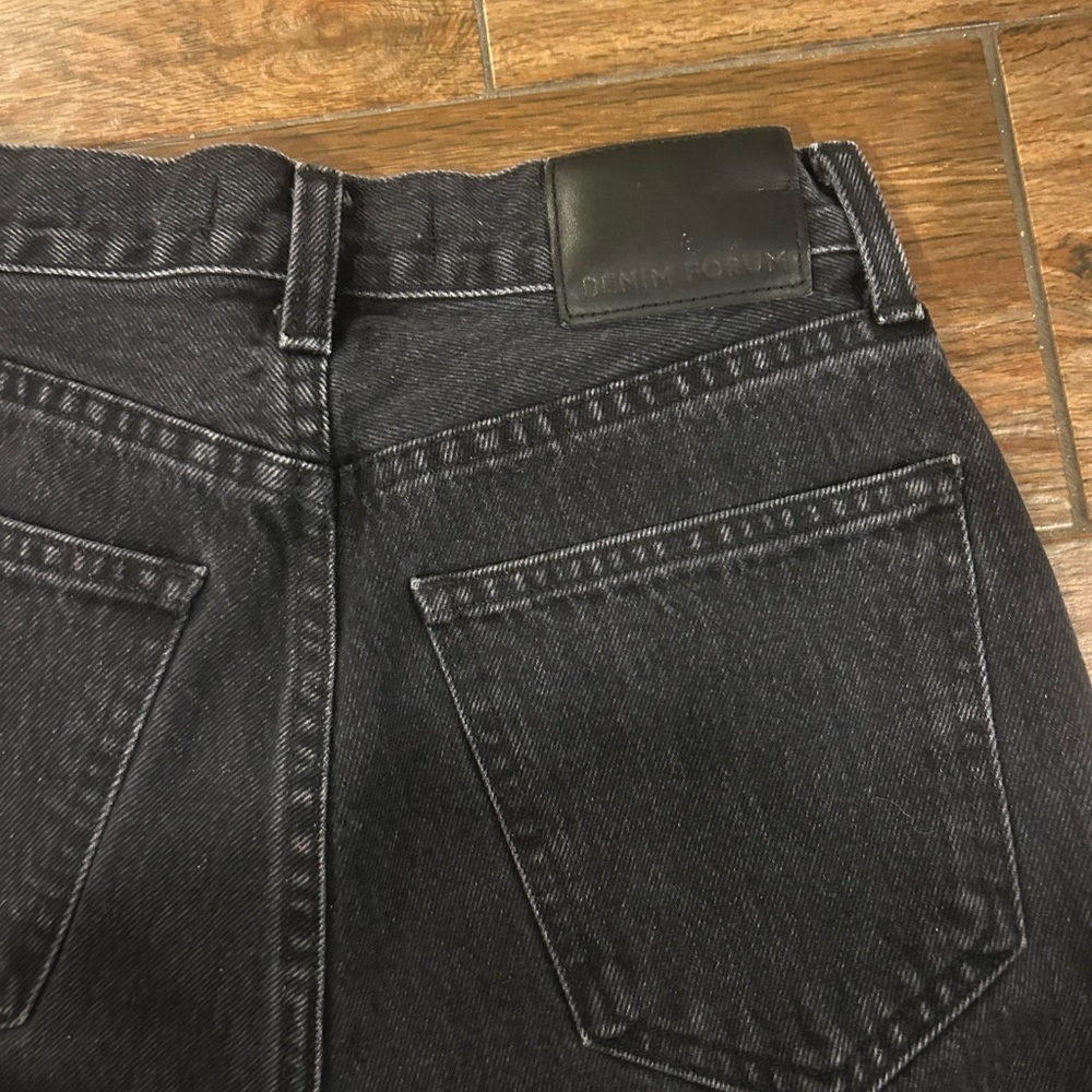 Aritzia Denim Forum Farrah Black High-Rise Wide Jeans - Picture 5 of 7